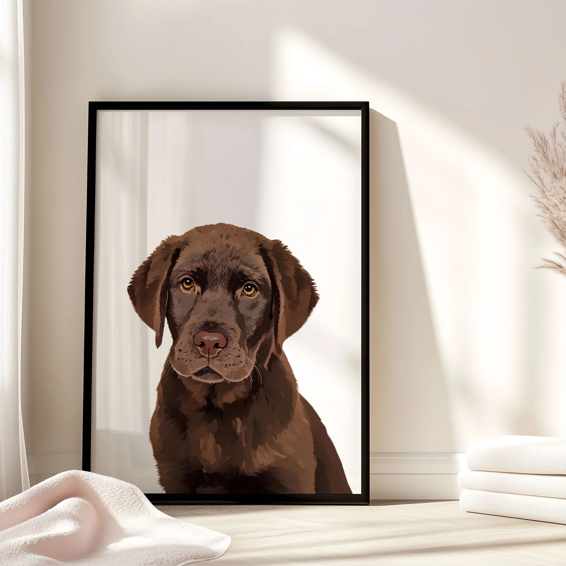 Custom Pet Portrait - Pet Photo + Name
